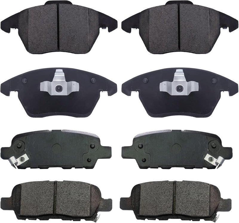 EXPPOWER Front Rear Ceramic Brake Pads Kit For 2013 2014 2015 2016 2017 for Nissan Altima - Image 1